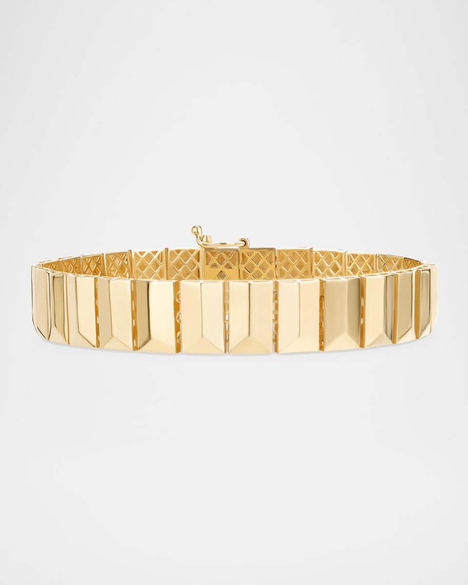 Grooved Flash Tile Bracelet